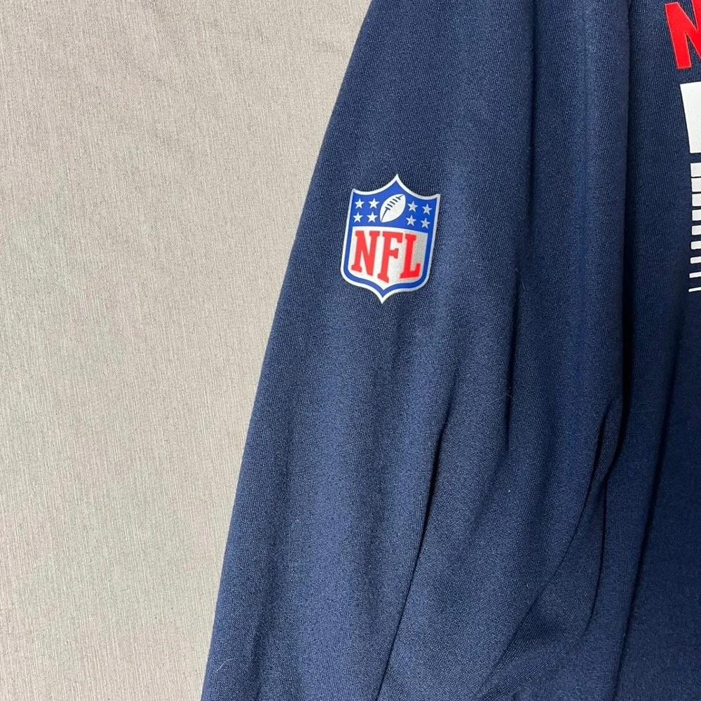 New England Patriots Nike T-Shirt Mens M Navy Blue NFL Football Dri-FIT EUC